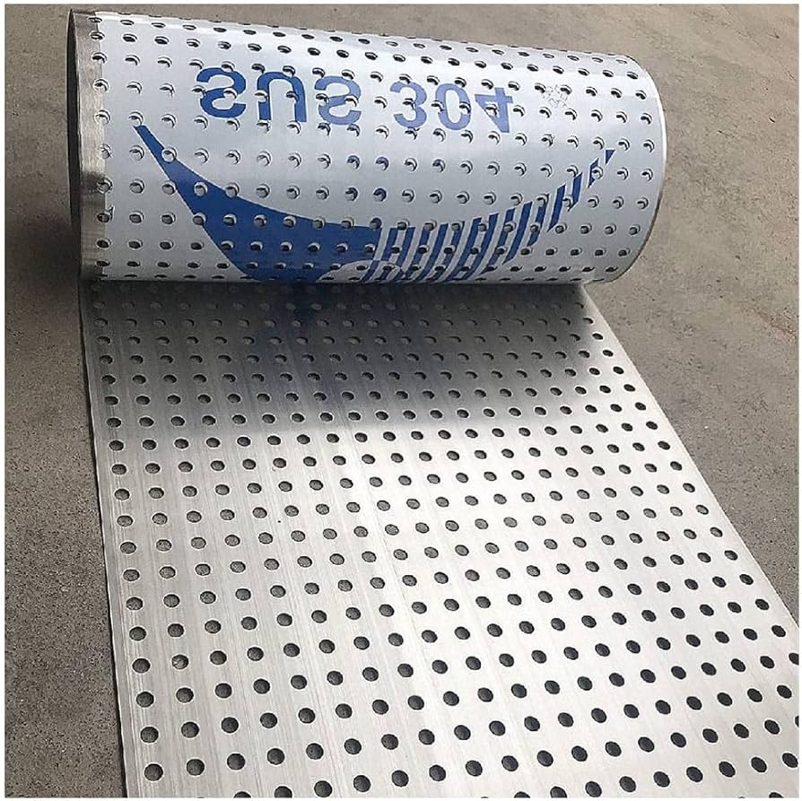 نمونه ورق پانچ شده صنعتی برای تهویه و کاور تجهیزات
