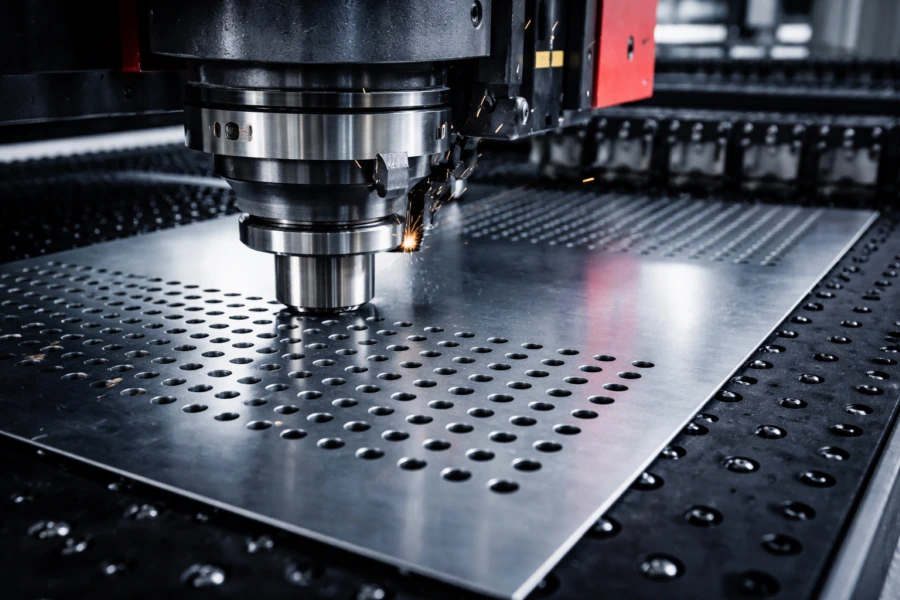 خدمات پانچ و سوراخکاری فلزات برای ورق و قطعات صنعتی